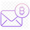 Email Bitcoin Email Bitcoin Mail Icon