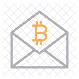 Bitcoin Email  Icon