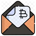 Bitcoin Email  Icon