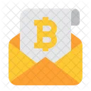 Bitcoin Email  Icon