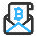 Bitcoin Email Bitcoin Email Icon