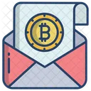 Bitcoin Email Email Mail Icon