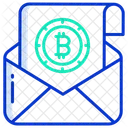 Bitcoin Email Email Mail Icon