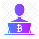 Bitcoin Employee  Icon