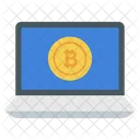 Bitcoin En Linea Sitio Web De Bitcoin Moneda Digital Icono