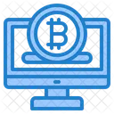 Bitcoin En Linea Bitcoin Computadora Icon