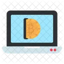 Bitcoin En Linea Btc En Linea Criptografia En Linea Icono