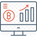 Bitcoins en línea  Icono