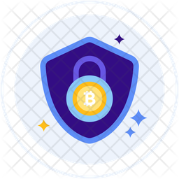 Bitcoin encryption Icon