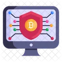 Digital Money Money Protection Bitcoin Encryption Icon