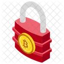 Bitcoin Encryption Safe Cryptocurrency Secure Bitcoin Icon