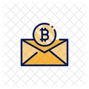 Bitcoin Envelope Bitcoin Mail Email Icon