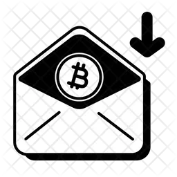 Bitcoin Envelope  Icon