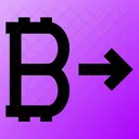 Envio de bitcoin  Ícone