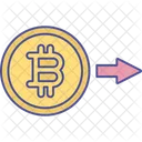 Enviar bitcoins  Icono