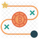 Bitcoin Erfolg Erfolg Fuhrung Symbol