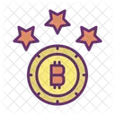 Estrella Bitcoin Estrella Bitcoin Calificacion Bitcoin Icono