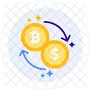 Bitcoin Dollar Exchange Icon
