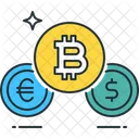 Bitcoin Exchange Bitcoin Dollor Icon