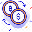 Bitcoin Exchange Bitcoin Coins アイコン