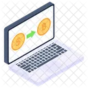 Bitcoin Exchange Money Transfer Money Conversion Icon
