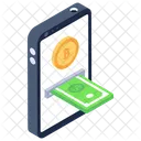 Bitcoin Exchange Banking App Mobile Banking Icon