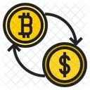 Bitcoin Exchange Exchange Bank Icon