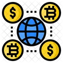 Bitcoin Exchange Exchange Dollar Icon