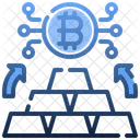 Ingot Cryptocurrency Bitcoin Icon