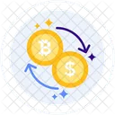 Bitcoin Dollar Exchange Icon