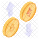 Currency Exchange Bitcoin Exchange Crypto Exchange Icon