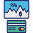 Bitcoin Exchange Rate Bitcoin Transaction Credit Card Icon