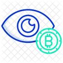 Bitcoin Eye Icon