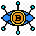 Bitcoin Eye  Icon