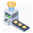Digital Money Bitcoin Industry Bitcoin Factory Icon
