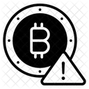 Bitcoin Failure Error Issue Icon