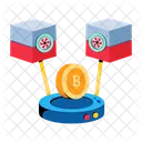 Bitcoin Optimization Cryptocurrency Optimization Bitcoin Farm Icône