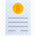 Fattura bitcoin  Icon