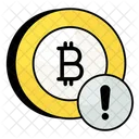 Bitcoin-Fehler  Symbol