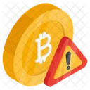 Bitcoin-Fehler  Symbol