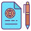 File Bitcoin File Bitcoin Document Icon