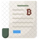 Bitcoin-Datei  Symbol
