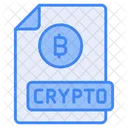 Bitcoin Document Cryptocurrency Icon