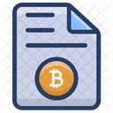 Bitcoin File  Icon