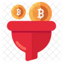 Bitcoin Filtration Cryptocurrency Crypto Icon