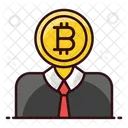 Bitcoin Finanzier Bitcoin Kapitalist Bitcoin Manager Symbol