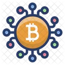 Bitcoin-Finanznetzwerk  Symbol