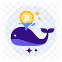 Whale Bitcoin Fish Big Fish Symbol