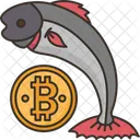 Bitcoin Fish Icon