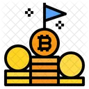 Coin Stack Flag Icon